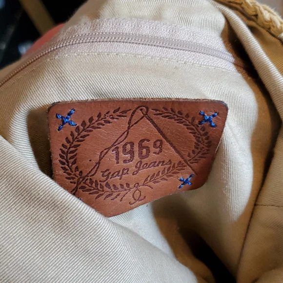 1969 gap boho khaki color shoulder bag - Picture 4 of 4